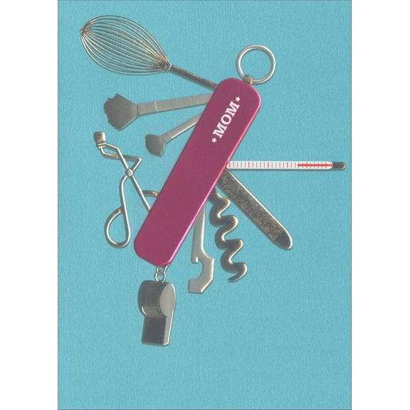 Avanti Press Mom's Utility Knife A*Press Foil & Embossed Mother's Day Card