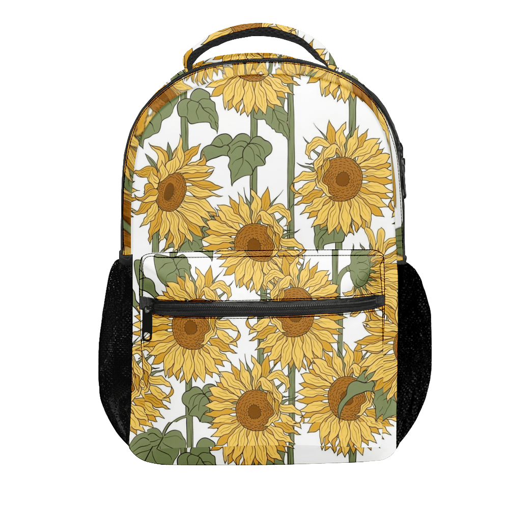 FABOTD Schoolbag Children Bookbag Sunflower Schoolbag, Backpacks for