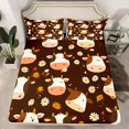 thumbnail image 2 of Homewish Kawaii Cow 4pcs Bed Sheets for Children Boys Girls,Flower Farmhouse Animal King Sheets,Chic Floral Daisy Super Cozy Sheet Set,Lightweight Room Decor, 2 of 7