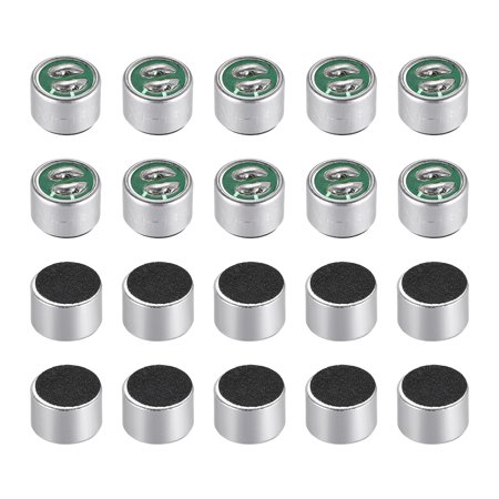 100pcs 9x7mm Electret Microphone Pickup – 2-Pin, 52DB Sensitivity – SMW Brand