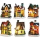 thumbnail image 1 of Pueblo Navideño con Luces, Linterna Navideña LED, Decoración Navideña, Guirnaldas de Luces Americanas, Manualidades Navideñas, Funciona con Pilas, 1 of 5