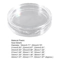 thumbnail image 6 of UDIYO 10Pcs Clear Transparent Plastic Round Coin Capsule Collecting Storage Box Case Holder, 6 of 6