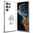 thumbnail image 1 of TalkingCase Slim Phone Case Compatible for Samsung Galaxy S22 Ultra 5G, Matching Couple Girl Print, Thin Light, Flexible, Soft, USA, 1 of 6