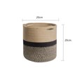 thumbnail image 1 of Maceta grande de cuerda de algodón, cesta para plantas en maceta, cesta para almacenar plantas verdes, cesta para flores, cesta para guardar muebles, cesta para ropa sucia, cesta para bocadillos,, 1 of 6