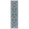 thumbnail image 2 of SAFAVIEH Bayside Sherwood Oriental Polyester Runner Rug, Blue/Gray, 2'2" x 8', 2 of 10