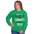 thumbnail image 4 of Christmas Come On In Chimney Is Open Sweatshirt for Men or Women Brisco Brands L, 4 of 6