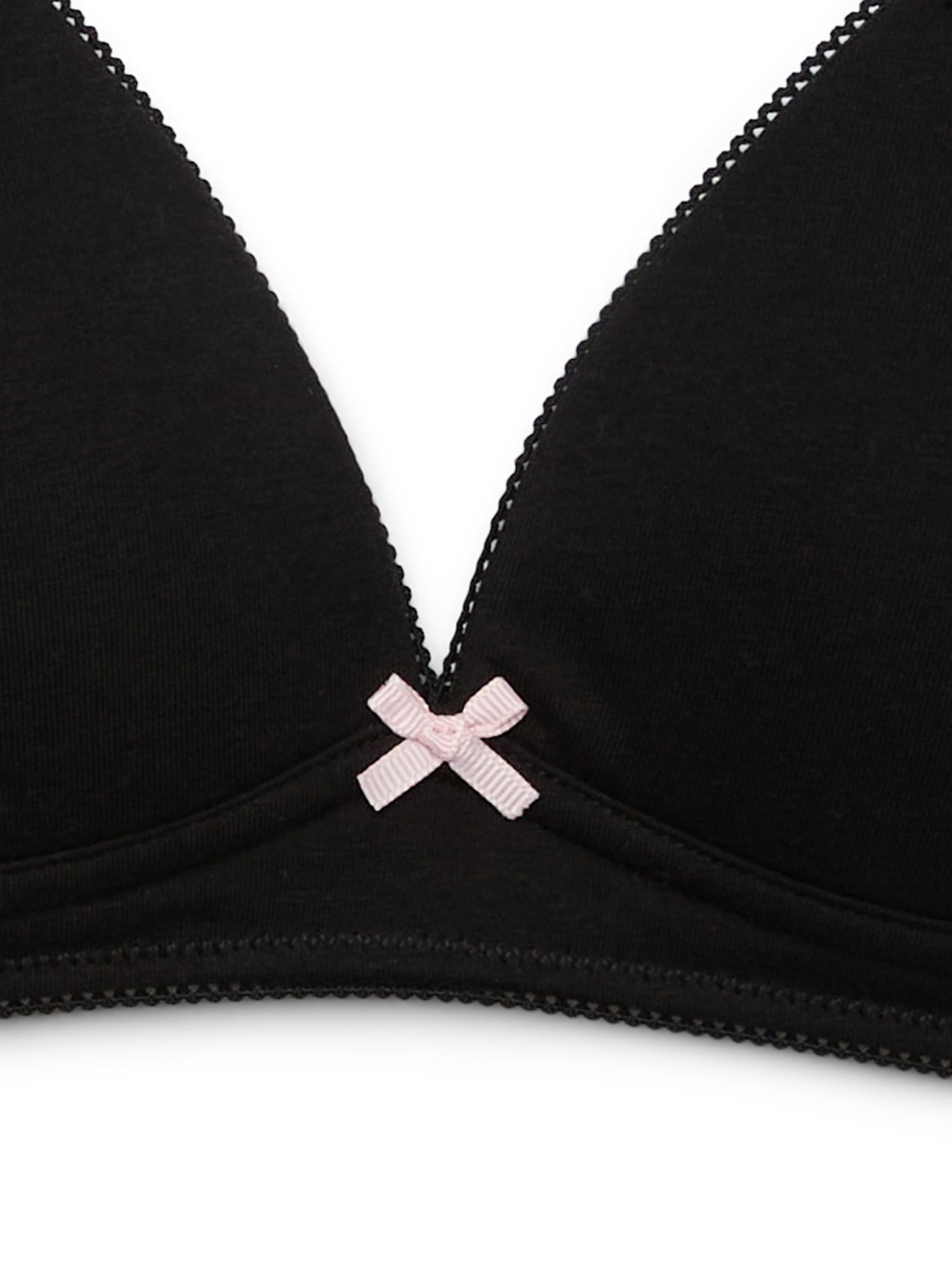 Wonder Nation Girls Cotton Blend Molded Cup Bra, 2-Pack, Sizes 30-38