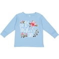 thumbnail image 3 of Inktastic Our First Mother's Day- pink flowers Boys or Girls Long Sleeve Toddler T-Shirt, 3 of 5