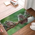 thumbnail image 5 of Fotbe Extra Durable Door Mat - Dirt Trapping Outdoor Welcome Mats - Non-Slip Outdoor Door Mats - Low Profile Front Door Mat - Indoor (16" x 24", Australian White Tree Frog Sitting on Branch ), 5 of 9