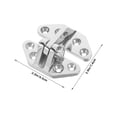 thumbnail image 2 of SOPOTUTU 2Pcs Quick Install Marine Grade Stainless Steel Boat Hatch Hinges for Heavy Duty Use, 2 of 6