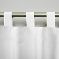 thumbnail image 5 of Exclusive Home Curtains Indoor/Outdoor Solid Cabana Tab Top Curtain Panel Pair, 54x132, White, 5 of 10