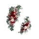 thumbnail image 5 of 2 uds flores de arco de boda, decoración de letrero de bienvenida, flores de seda rústicas de granja, hojas para ventana, silla de boda,, 5 of 8