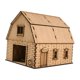 thumbnail image 3 of Kits de modelos de construcción europeos a escala 1/72, pintura DIY, almacén, arquitectura, escena para granero B, 3 of 9