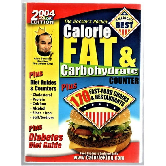 Pre-Owned The Doctor's Pocket Calorie, Fat & Carbohydrate Counter (Paperback) 1930448074 9781930448070