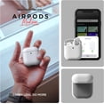 thumbnail image 2 of VRS Design Airpods Case for Airpods 1 & 2, [Modern] Neat & Durable Hard Shell Rugged Shockproof Protective Case Cover (White), 2 of 6