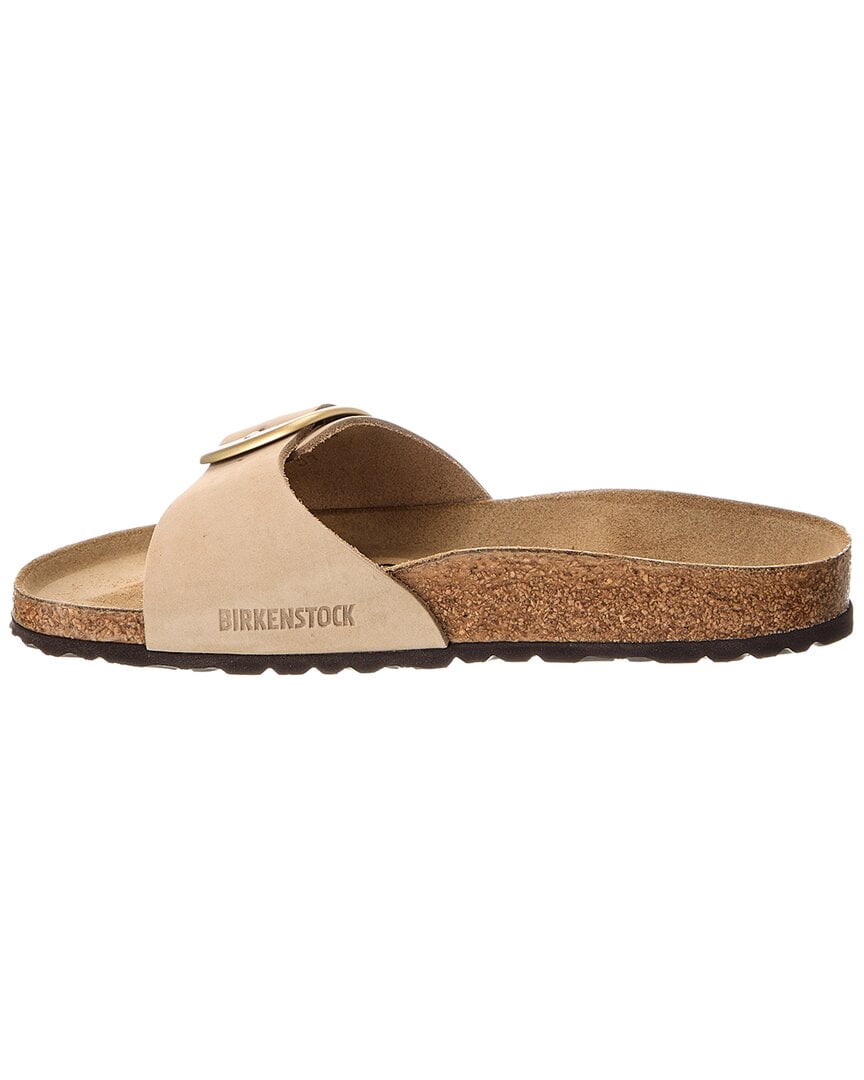 Birkenstock Madrid Big Buckle Narrow Leather Sandal, 36, Brown