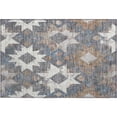thumbnail image 2 of Addison Rugs Mayfield Premium Machine Washable Transitional Aztec Gray Rectangle Rug, 1'8" x 2'6", 2 of 6