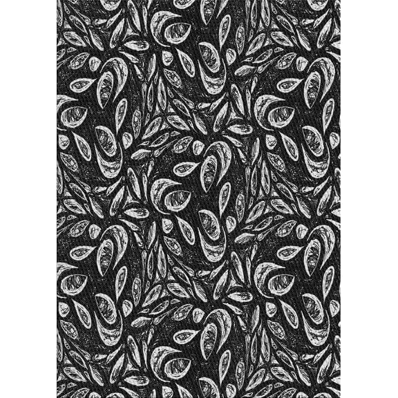 Ahgly Company Machine Washable Indoor Rectangle Transitional Dark Goldray Area Rugs, 5' x 7'