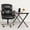 Black LeatherSoft, variant on Emma + Oliver 24/7 400 lb. High Back Black LeatherSoft Ergonomic Office Chair, Lumbar Knob