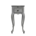 thumbnail image 2 of Croydon One Drawer With Pullout Side Table In Powder Gray, 2 of 7