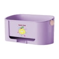 thumbnail image 2 of LWVITH Kitchen Sink Drying Rack with Removable Tray Sponge Holder Drainer for Countertop Organize Scrub Brush Soap Dish Water Drainage Storage Organizer White Green Purple, 2 of 6
