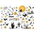 thumbnail image 2 of 6pcs Halloween Themed Wall Sticker Pumpkin Decoration Wall Decals Home Office Haunted House Decor, 2 of 10