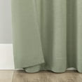 thumbnail image 3 of No. 918 Hathaway Twist Tab Semi-Sheer Tab Top Curtain Panel, 40"x96", Sage Green, 3 of 8