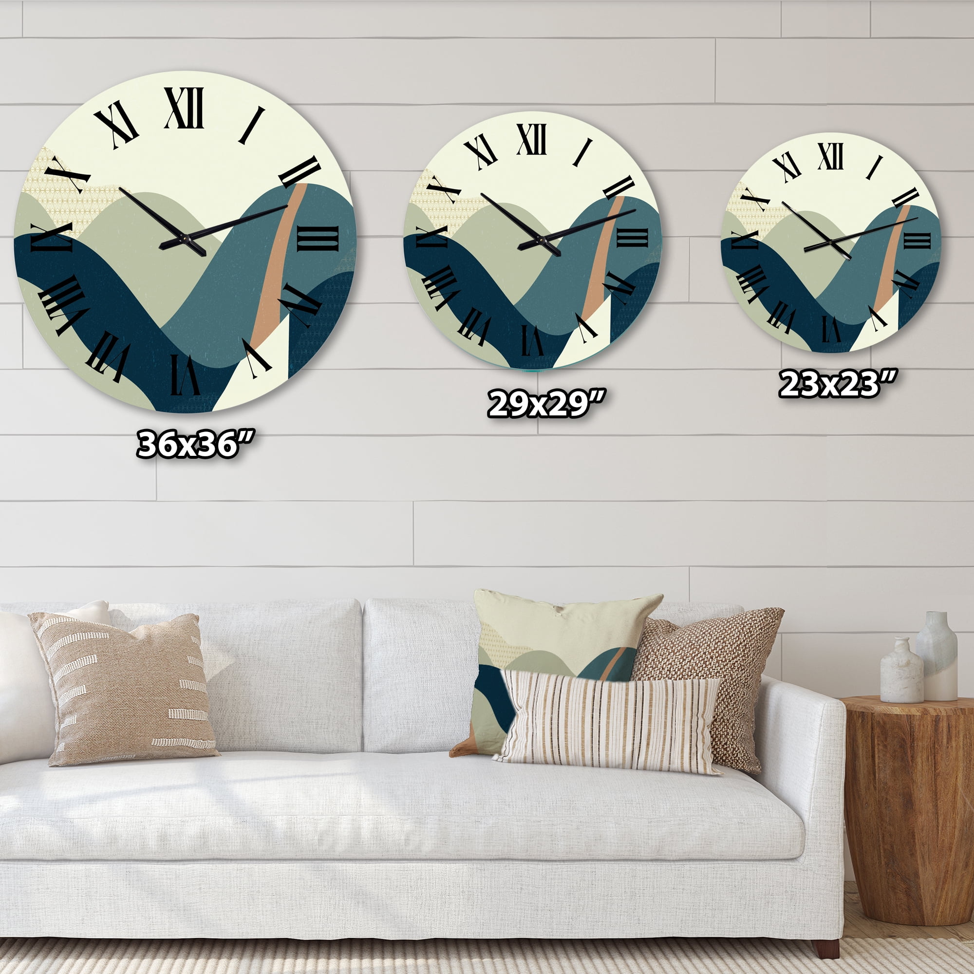 Designart 1 in Quartz Modern/Contemporary Wall Clock