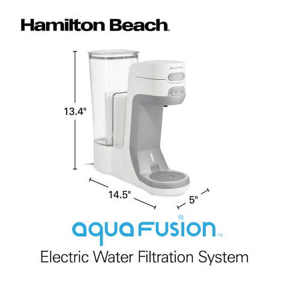 Hamilton Beach® AquaFusion Electric Water Filtration System 64 oz. capacity  & Reviews
