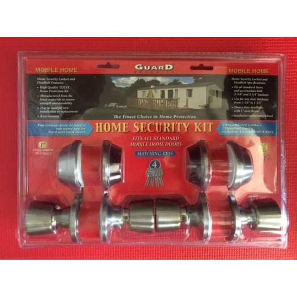 Mobile Home Lockset. Door Lock & Deadbolt. Stainless steel keyed alike 2 PACK!