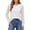 B White, variant on UVN Blouses for Women Dressy Lace Pleated Tunic Tops Casual Long Sleeve Fall Shirts