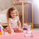 thumbnail image 4 of Conejo de peluche luminoso para niños | Conejito de pelo largo de terciopelo suave con luz LED cálida incorporada | Luz nocturna a pilas para bebés y niños pequeños, ideal como regalo para dormir., 4 of 5
