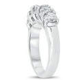 thumbnail image 2 of Pompeii 1 1/2ct Diamond Wedding Anniversary Band 14k White Gold Ring (G/H,I1), 2 of 4