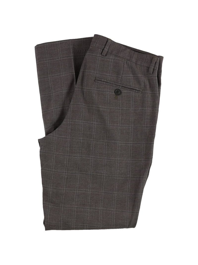 perry ellis classic fit dress pants Perry Ellis Outlet Men's Slim Fit Tech 2.0 Suit Pants in Olive-RT/green, Size 30, Nylon/Elastane main image 0