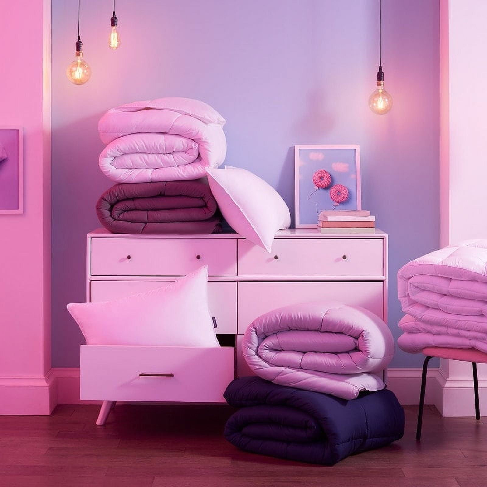 So Fluffy 300TC Mattress Topper - White Twin