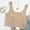Beige, variant on Summer Tops Sleeveless Tops for Women's Halter Going Out Tops Soft Tank Tops for Women Yoga Shirt Summer Clothes for Women Strapless Top Knit Tops for Women White S