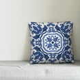 thumbnail image 2 of Creative Products Blue Watercolor Damask Tile 18x18 Spun Poly Pillow, 2 of 2