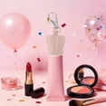thumbnail image 5 of Unique Bargains 1 Pc Crown Lip Gloss Keychain Cap Coffee Color Silicone, 5 of 5