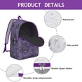 thumbnail image 4 of Celestial Astronomical Constellation Pattern Casual Daypack – Lightweight Travel Backpack with Comfortable Carrying and Anti-theft Features for Female Professionals, Travelers, and Students, 4 of 5
