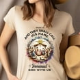 thumbnail image 4 of They Shall Call His Name Immanuel T-Shirt – Isaiah 7:14 Nativity Scene, Light Blue, Size 2XL, 4 of 6