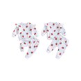 thumbnail image 2 of Suagox Baby Girls 2-piece Outfit, Strawberry Print Long Sleeve Crew Neck Sweatshirt with Elastic Waist Sweatpants Fall Clothes for 3-24 Months and 2-3 Years Old, 2 of 9