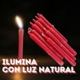 thumbnail image 1 of Velas de apagon o lapiz en color rojo 20 piezas, 1 of 4