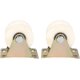 thumbnail image 2 of Puerta corrediza R - 2 piezas de puerta corrediza de acero de 50 mm de diámetro Rueda R Riel de rueda U-sd compatible con rueda de puerta corrediza, suave y, 2 of 5