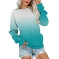thumbnail image 2 of Aoochasliy Clothes Womens Tops Long Sleeve Shirts Spring Fall Casual Printed Loose T-shirt Blouse Round Neck Tops Sweatshirt Hoodies, 2 of 5