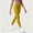 Yellow, variant on Women's High Waisted Leggings Buttery Soft No Front Seam Yoga Pants for Workout Running