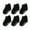 6 Pairs All Black, variant on 6 Pairs Unisex Toddler Baby Non-Slip Ankle Socks Boys Girls Cotton Anti-Skid Grips Socks Kids Sticky Slipper Crew Socks for 0-7 Years