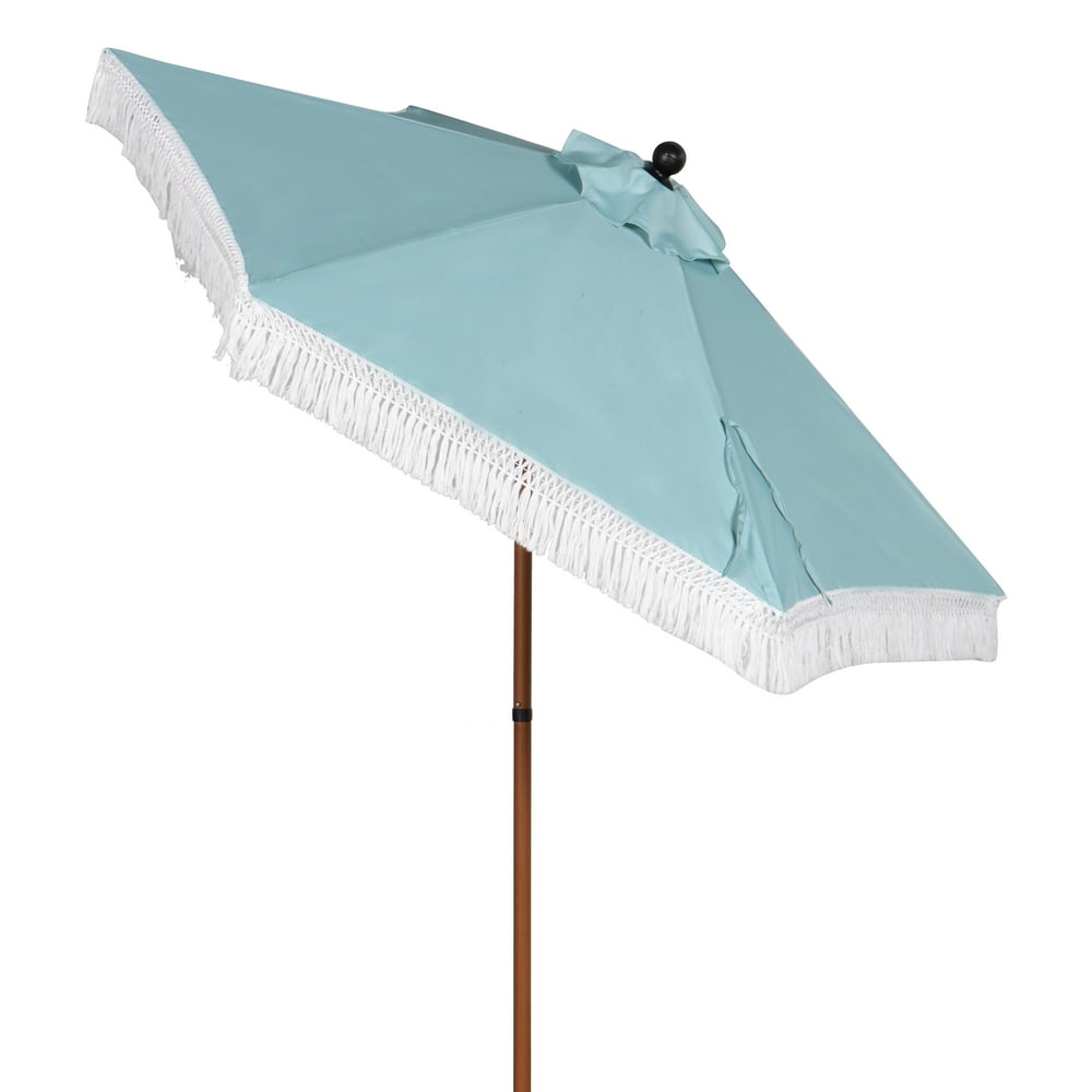 Better Homes & Gardens Ventura 7.5’ Fringe PushUp & Tilt Patio