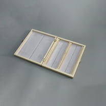 FRCOLOR Specimen Biological Slice Microscope Slide Storage 22.80X18.80X3.50CM Khaki