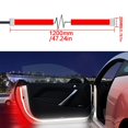 thumbnail image 2 of SUTENGDA 1pc Universal Fit LED Car Door Safety Light Strip  12V Dual-Color Anti-Collision Warning Lamp  Waterproof Adhesive Tape for Vehicle Door Edge Decoration  No Battery Required, 2 of 7