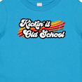 thumbnail image 4 of Inktastic Kickin' It Old School with Weathered Retro Stripe Boys or Girls Baby T-Shirt, 4 of 5